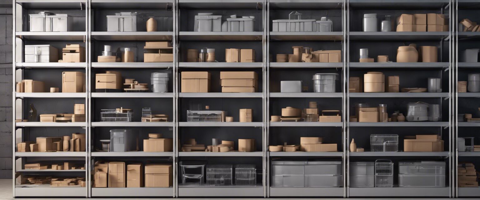 Different storage shelving options